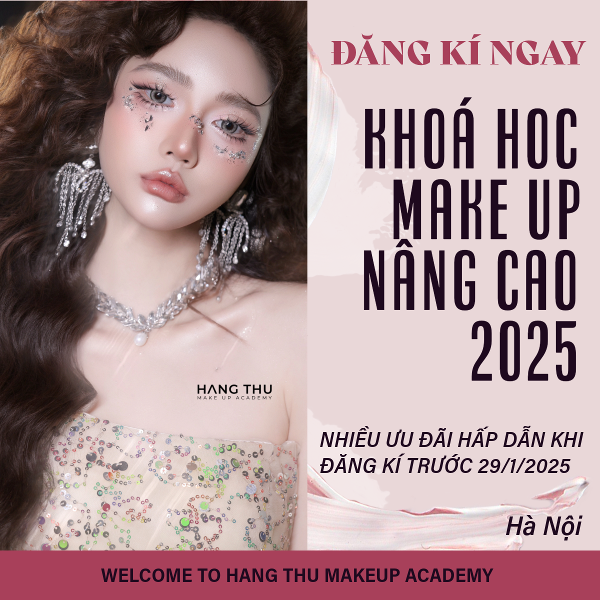 KHÓA HỌC MAKE UP NÂNG CAO CẤP TỐC HÀ NỘI 2025